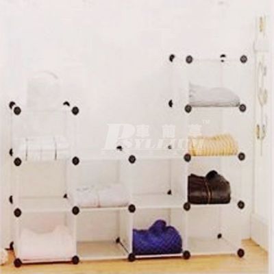 DIY自由組合柜 膜魔片塑料衣柜，開啟收納新紀(jì)元